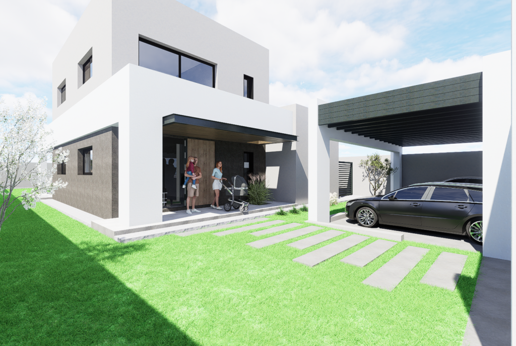 VIVIENDA EN DOS NIVELES – COLONIA | Pablo Lozano Arquitecto